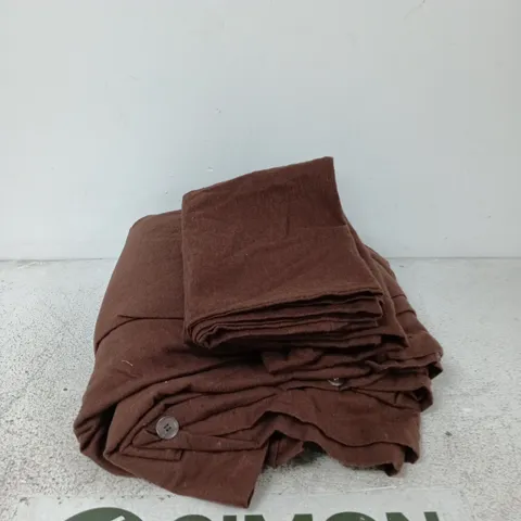 THE VERY COLLECTION BRUSHED COTTON DUVET SET SUPER KING