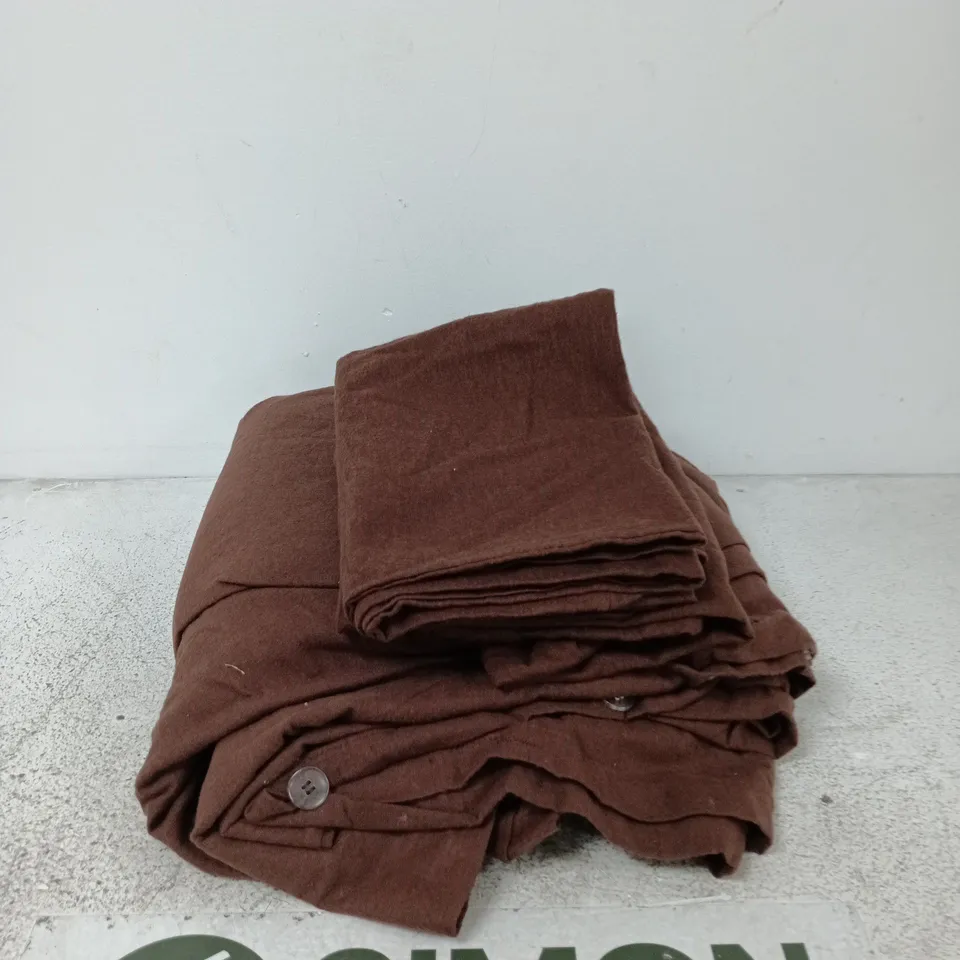 THE VERY COLLECTION BRUSHED COTTON DUVET SET SUPER KING