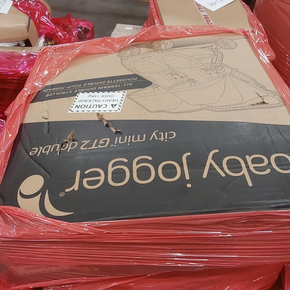 PALLET OF ASSORTED CONSUMER PRODUCTS TO INCLUDE: BABY JOGGER, GAMING CHAIR ECT