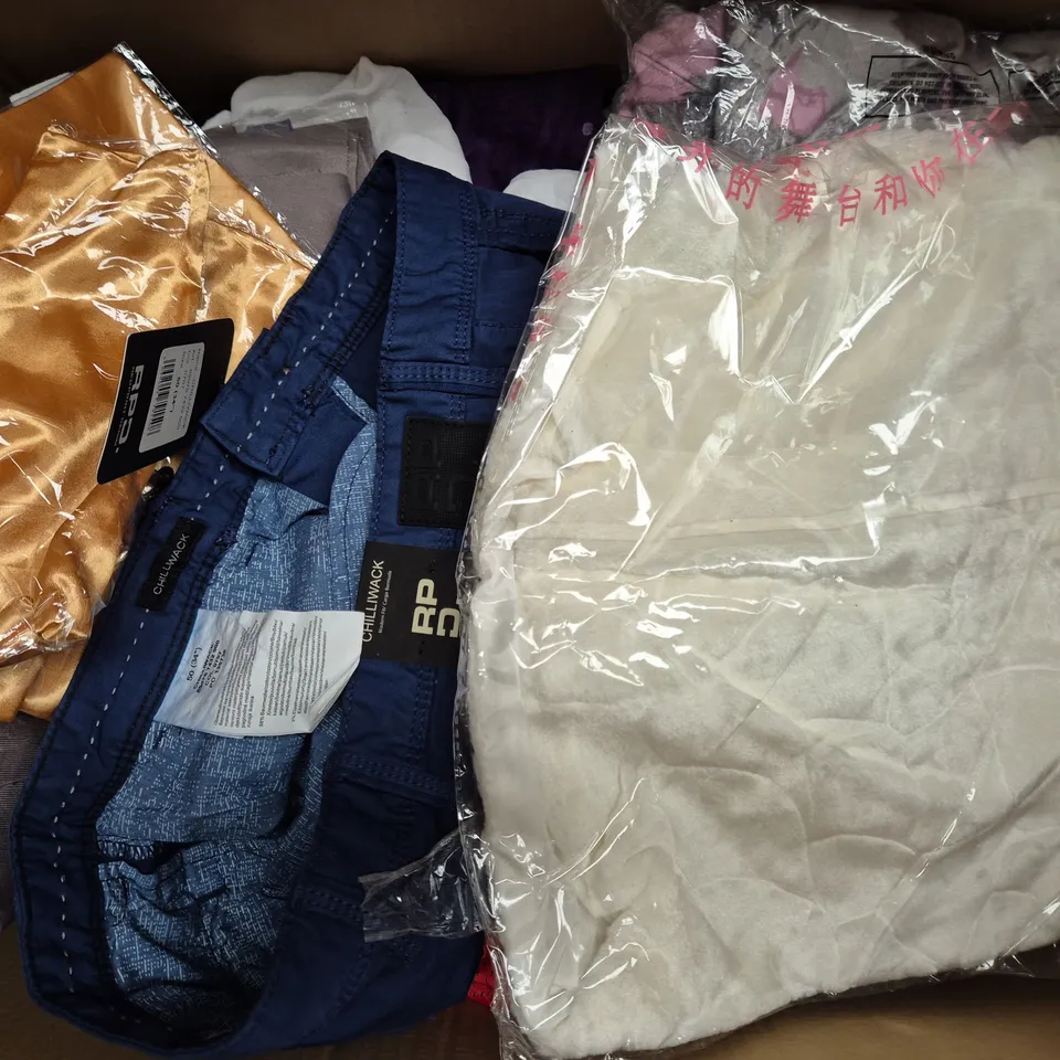 APPROXIMATELY 25 ASSORTED CLOTHING AND FASHION PRODUCTS IN VARIOUS STYLES AND SIZES - COLLECTION ONLY