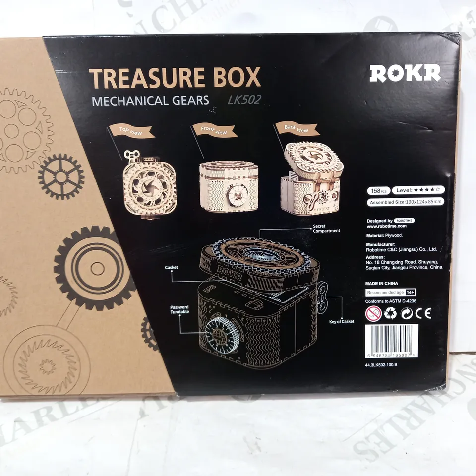 ROKR TREASURE BOX MECHANICAL GEARS LK502