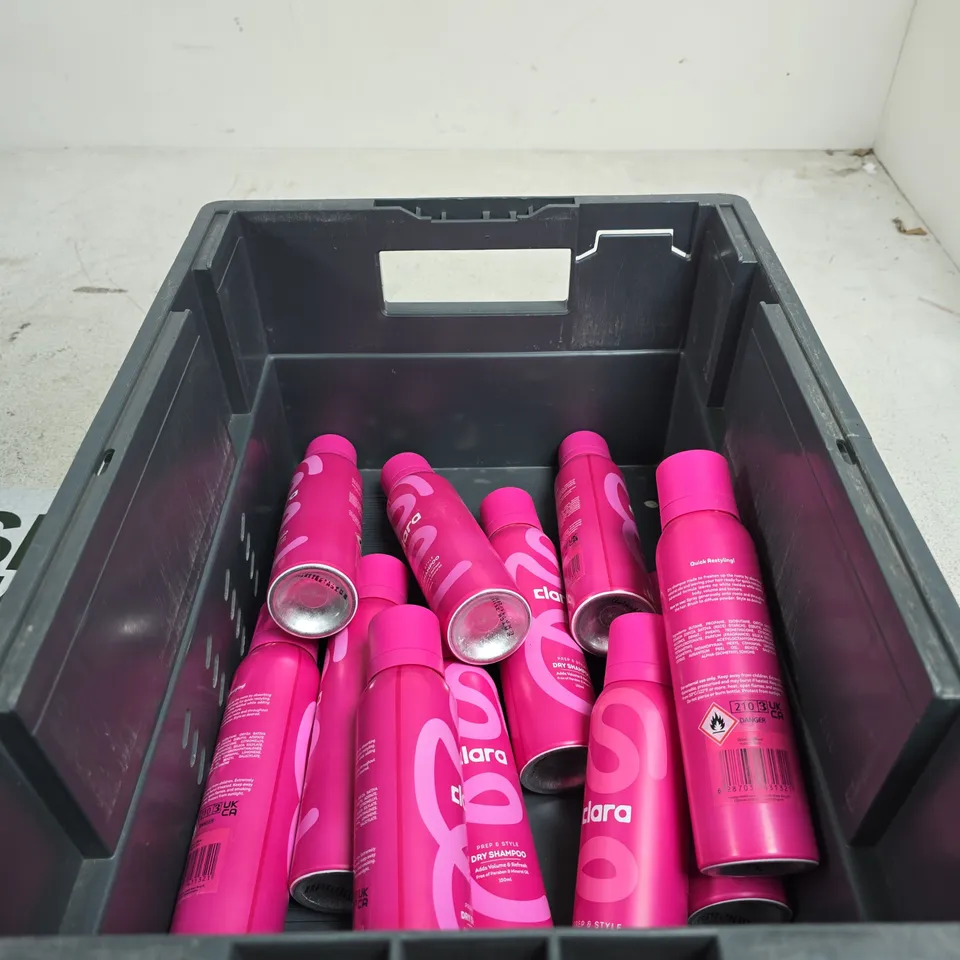 TOTE OF APPROXIMATELY 10 X CLARA DRY SHAMPOO 150ML