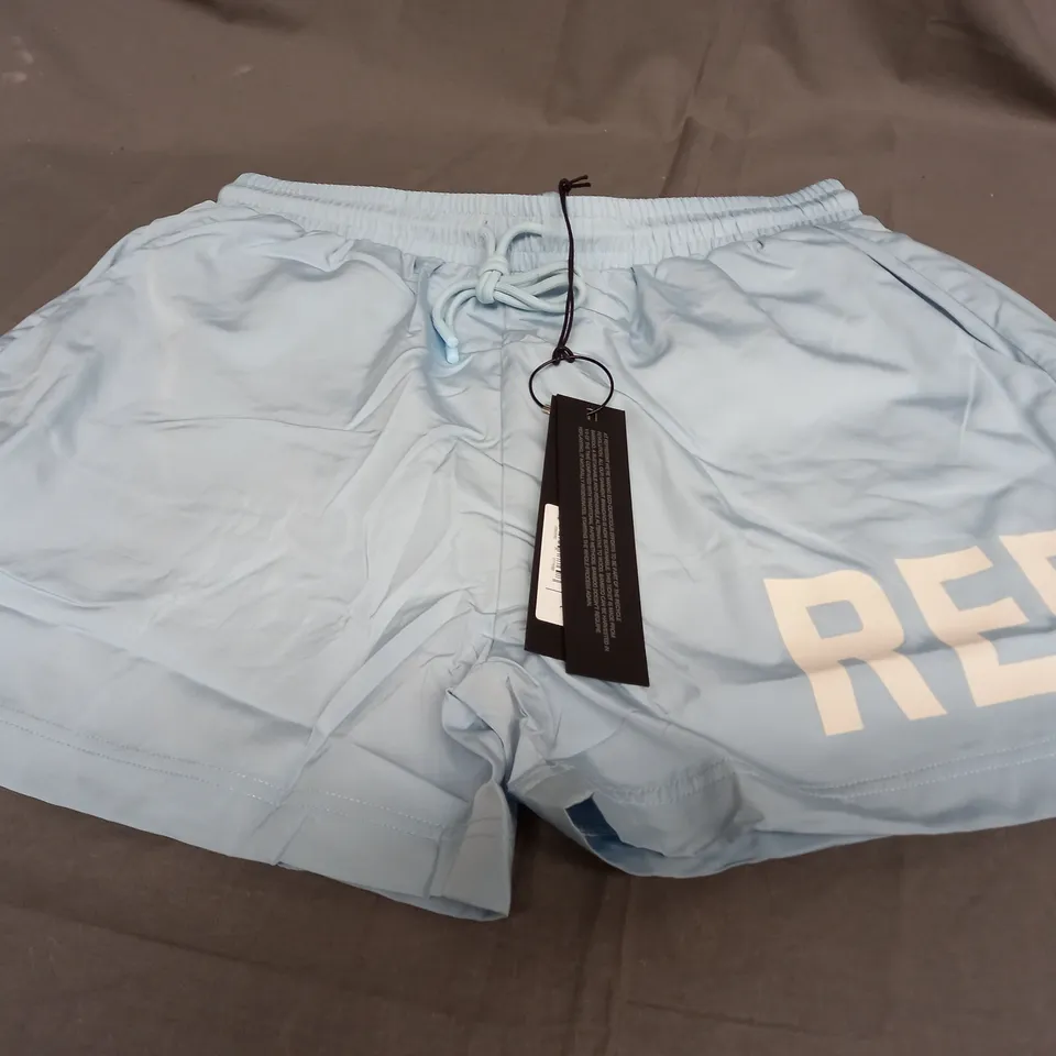 REPRESENT SWIM SHORTS IN POWER BLUE - LARGE