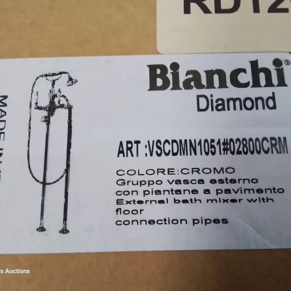 BOXED BIANCHI  CHROME SHOWER FITTING PARTS