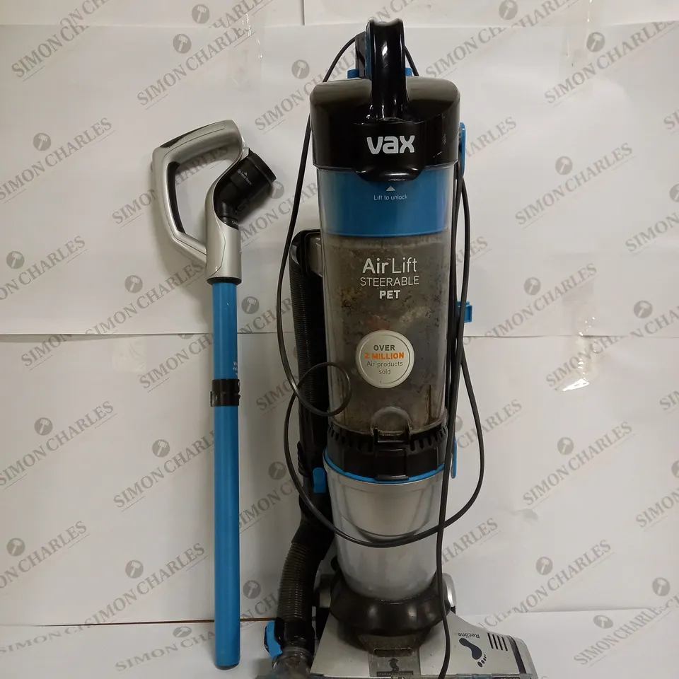 VAX AIR LIFT STEERABLE PET UPRIGHT VACUUM CLEANER