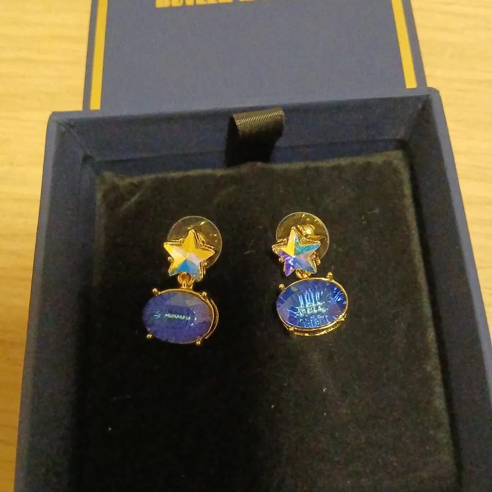 BUTLER & WILSON CELESTIAL CRYSTAL STARS EARRINGS 