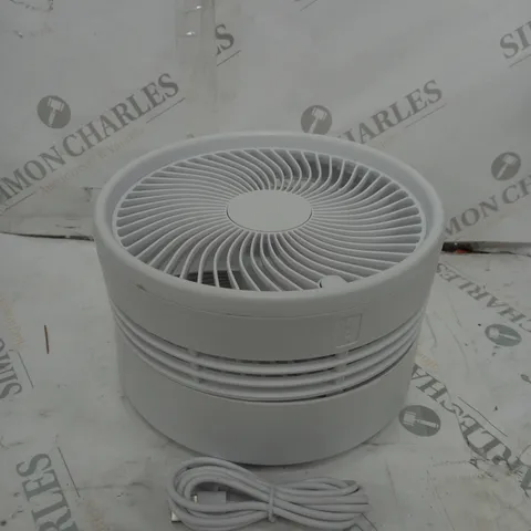 BELL & HOWELL OSCILLATING ADJUSTABLE FOLDING RECHARGEABLE STAND FAN