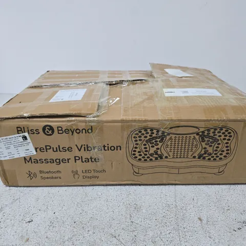 BLISS & BEYOND PUREPULSE VIBRATION MASSAGER PLATE – BOXED