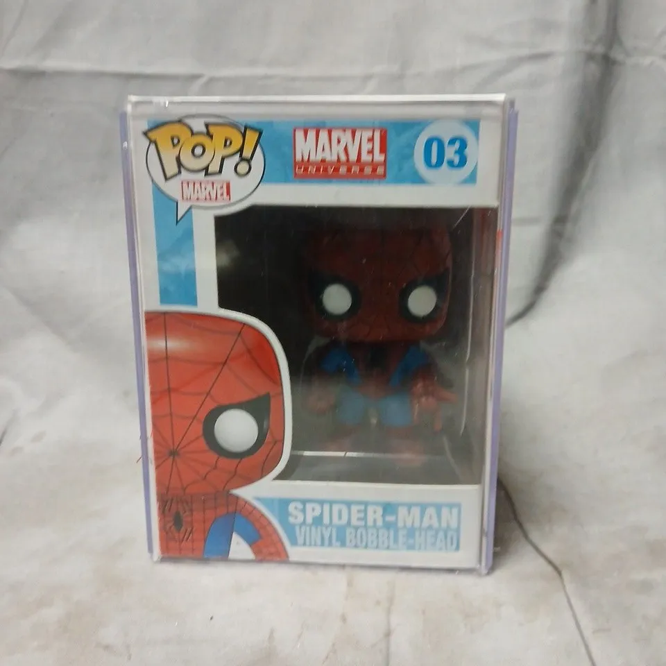 FUNKO POP! MARVEL SPIDER-MAN VINYL BOBBLE-HEAD (NO. 03) – BOXED