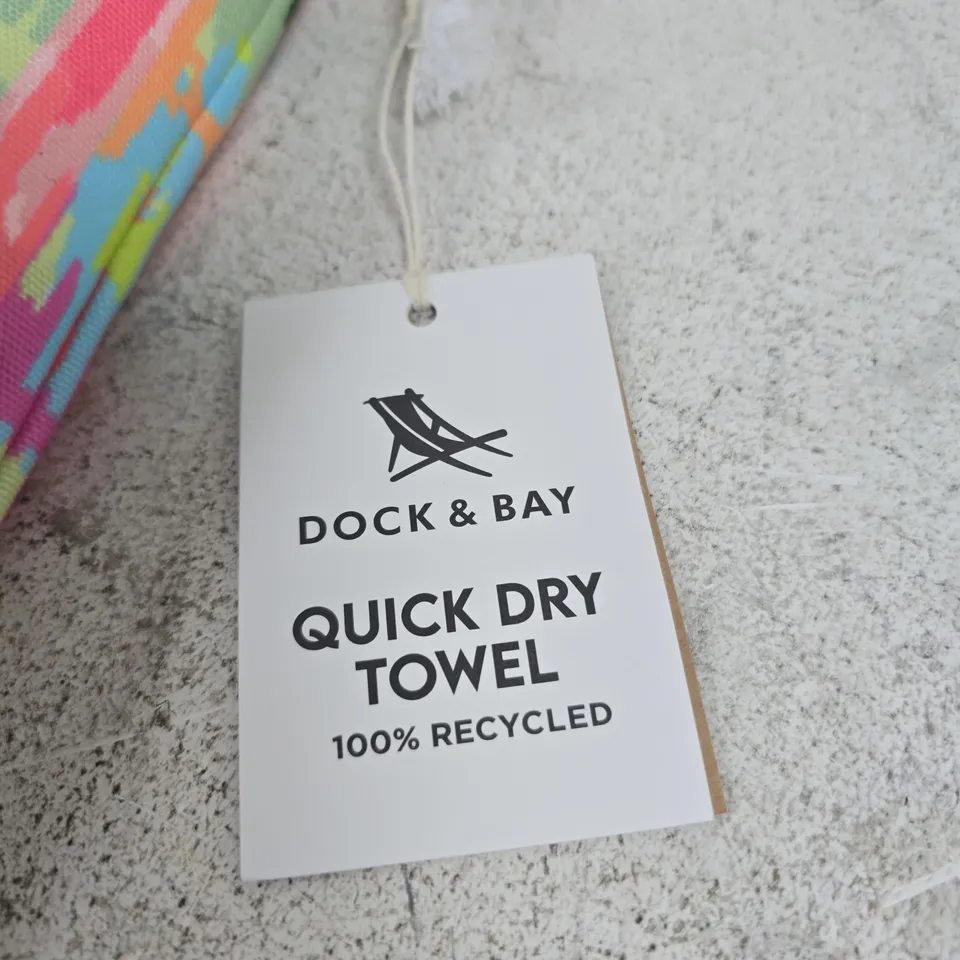 DOCK & BAY QUICK DRY TOWEL XL - 100% RECYCLED