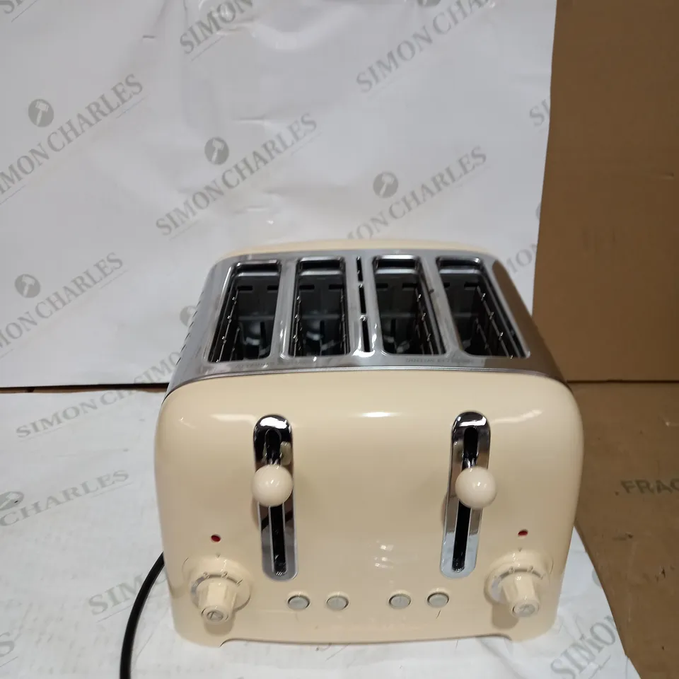 DUALIT 4-SLOT LITE TOASTER IN CREAM