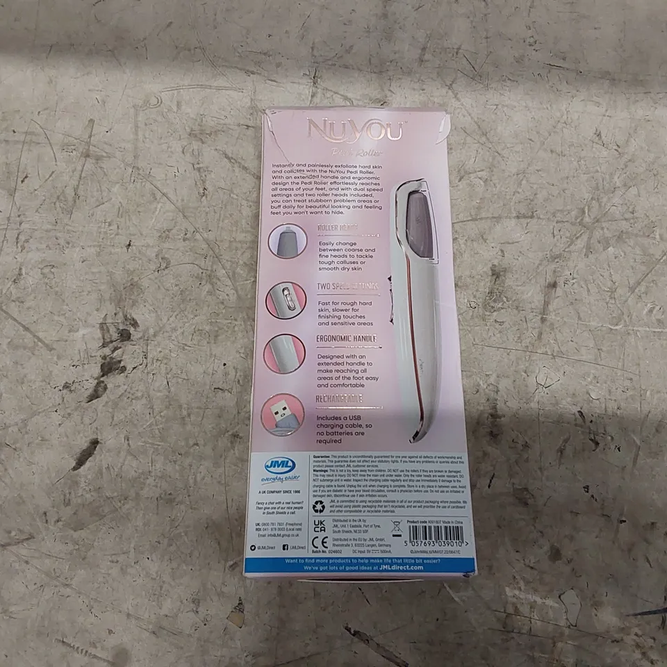 BOXED NUYOU PEDI ROLLER ELECTRIC PEDICURE TOOL (1 BOX)