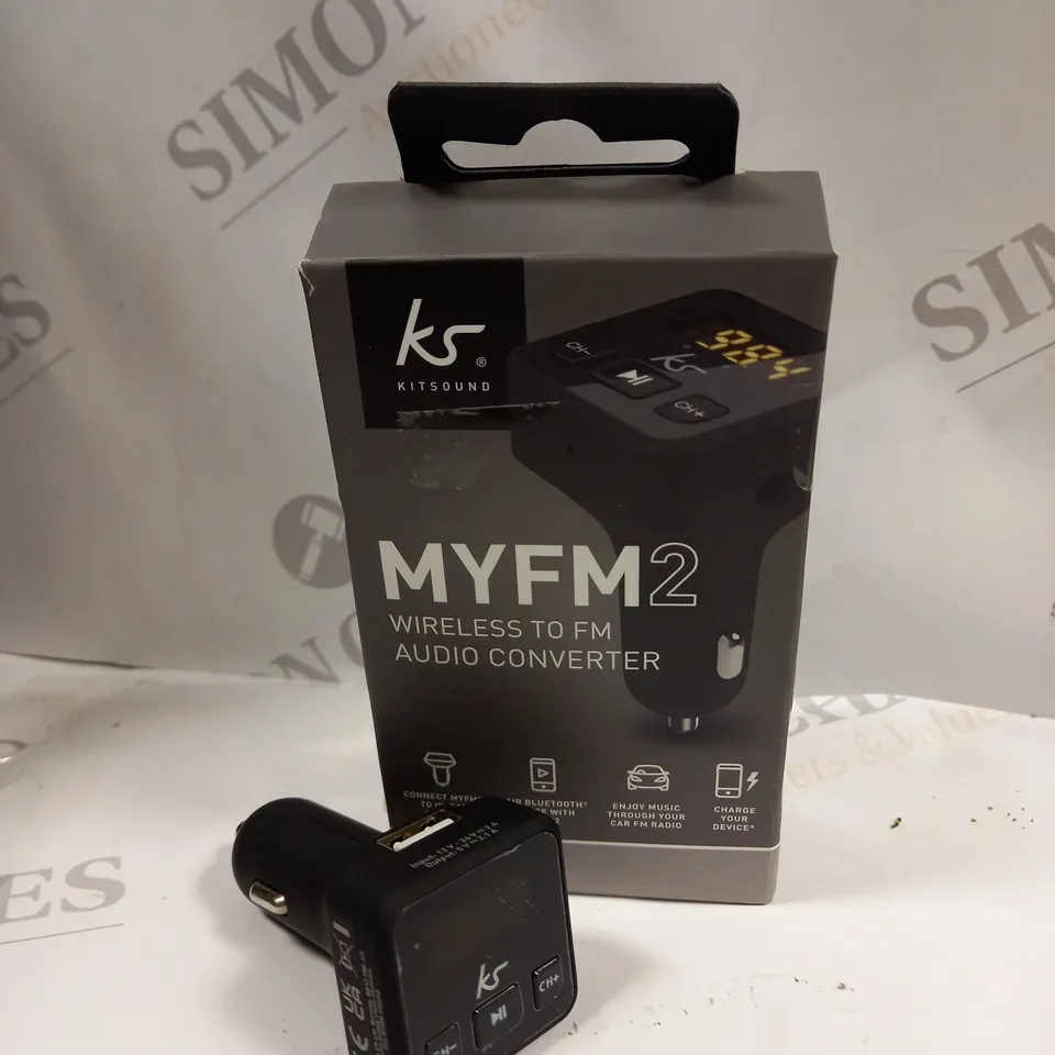 BOXED 20x KITSOUND MYFM2 WIRELESS TO FM CONVERTOR 