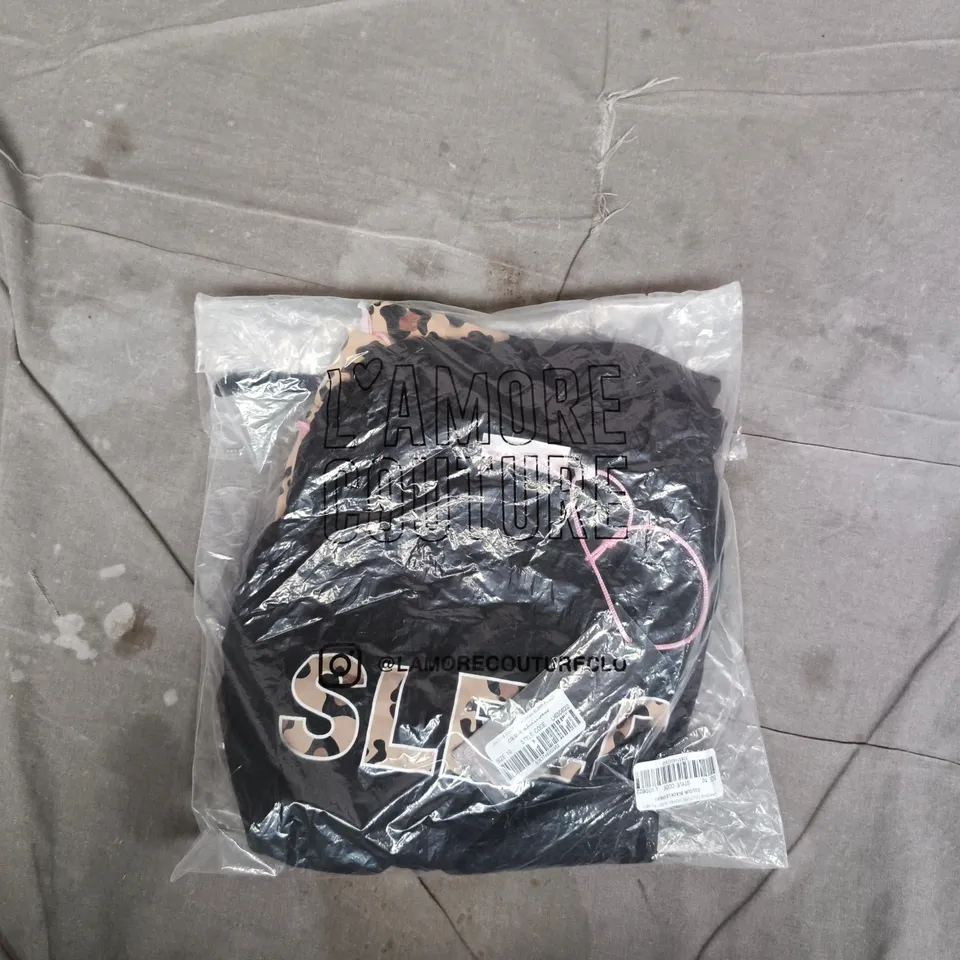 LAMORE COUTURE SLEEPWEAR – BLACK, UK SIZE 10