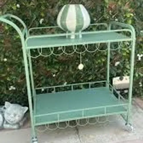 BUNDLEBERRY BY AMANDA HOLDEN STUDIO 70 BAR CART IN SAGE GREEN 