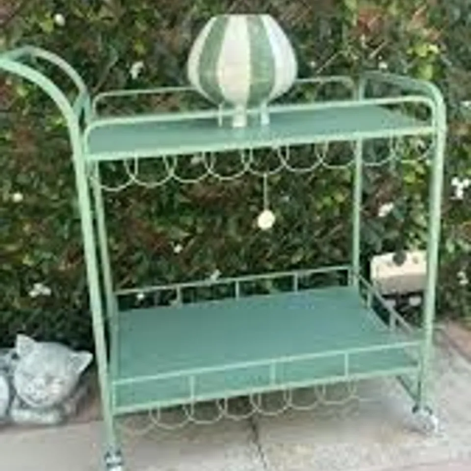 BUNDLEBERRY BY AMANDA HOLDEN STUDIO 70 BAR CART IN SAGE GREEN 