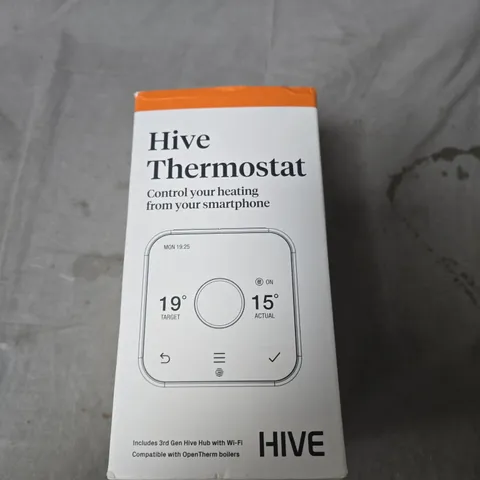 HIVE THERMOSTAT – SMART HEATING CONTROLLER WITH HUB