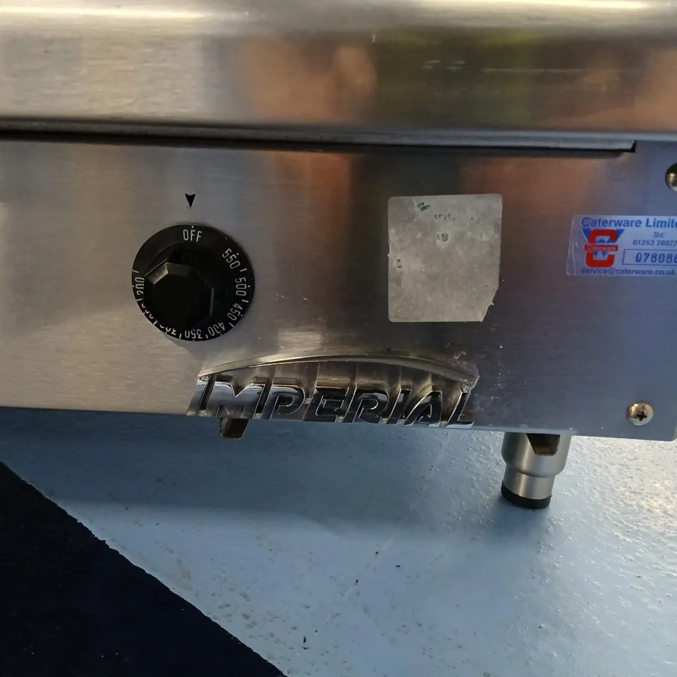 IMPERIAL COMMERCIAL ELECTRIC GRIDDLE – STAINLESS STEEL FLAT TOP