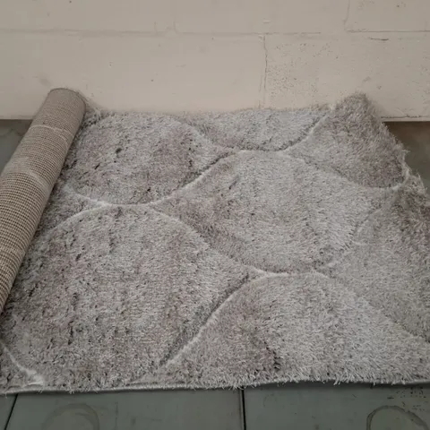 BRAND NEW PACO HOME GREY PALMA RUG SIZE 80CM X 150CM