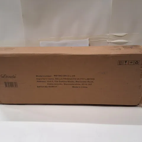 BOXED LEVEDE FLOATING SHELVES 2PC
