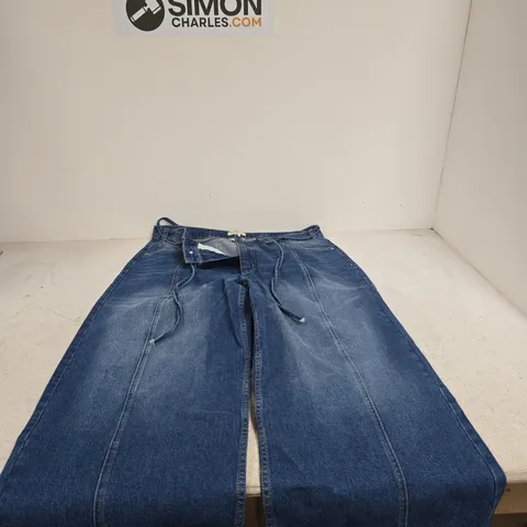 BON PRIX WIDE BLUE JEANS UK 24