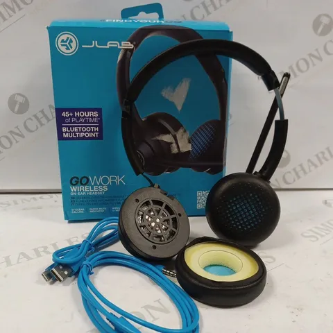 BOXED JLAB GOWORK WIRELESS ON-EAR HEADSET