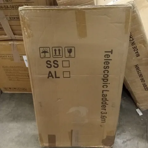 BOXED 3.6M TELESCOPIC LADDER