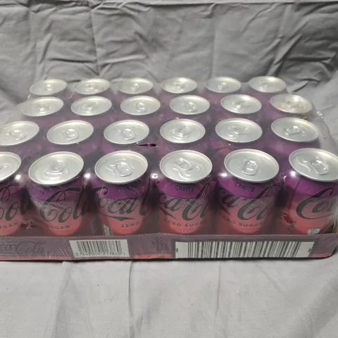 24 X COCA-COLA CHERRY ZERO SUGAR DRINKS - 24 X 330ML