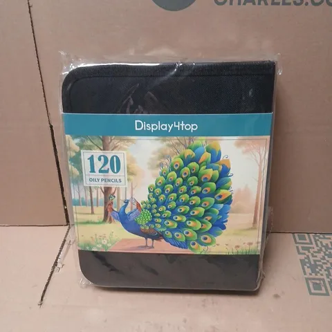 DISPLAY4TOP 120 OIL PENCILS SET IN BLACK CASE 