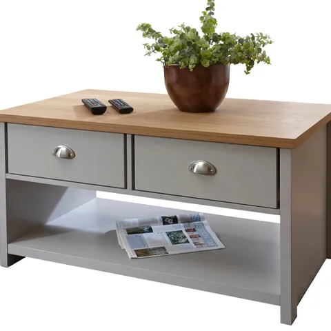 BOXED LANCASTER CORNER TV UNIT - CREAM (1 BOX)