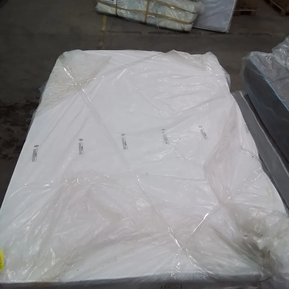 QUALITY BAGGED HYBRID MEMORY NATURAL OPEN COIL 4'6" DOUBLE MATTRESS 
