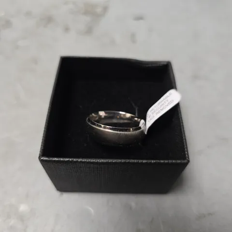 THE LOVE COLLECTION 7MM TITANIUM RING - SIZE UNSPECIFIED