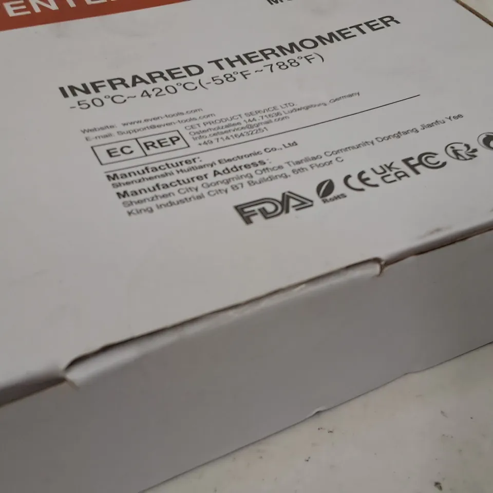 BOXED EVENTEK INFRARED THERMOMETER