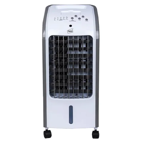 BOXED NEO 4 LITRE 80W OSCILLATING PORTABLE EVAPORATIVE COOLER FAN WITH REMOTE - WHITE (1 BOX)