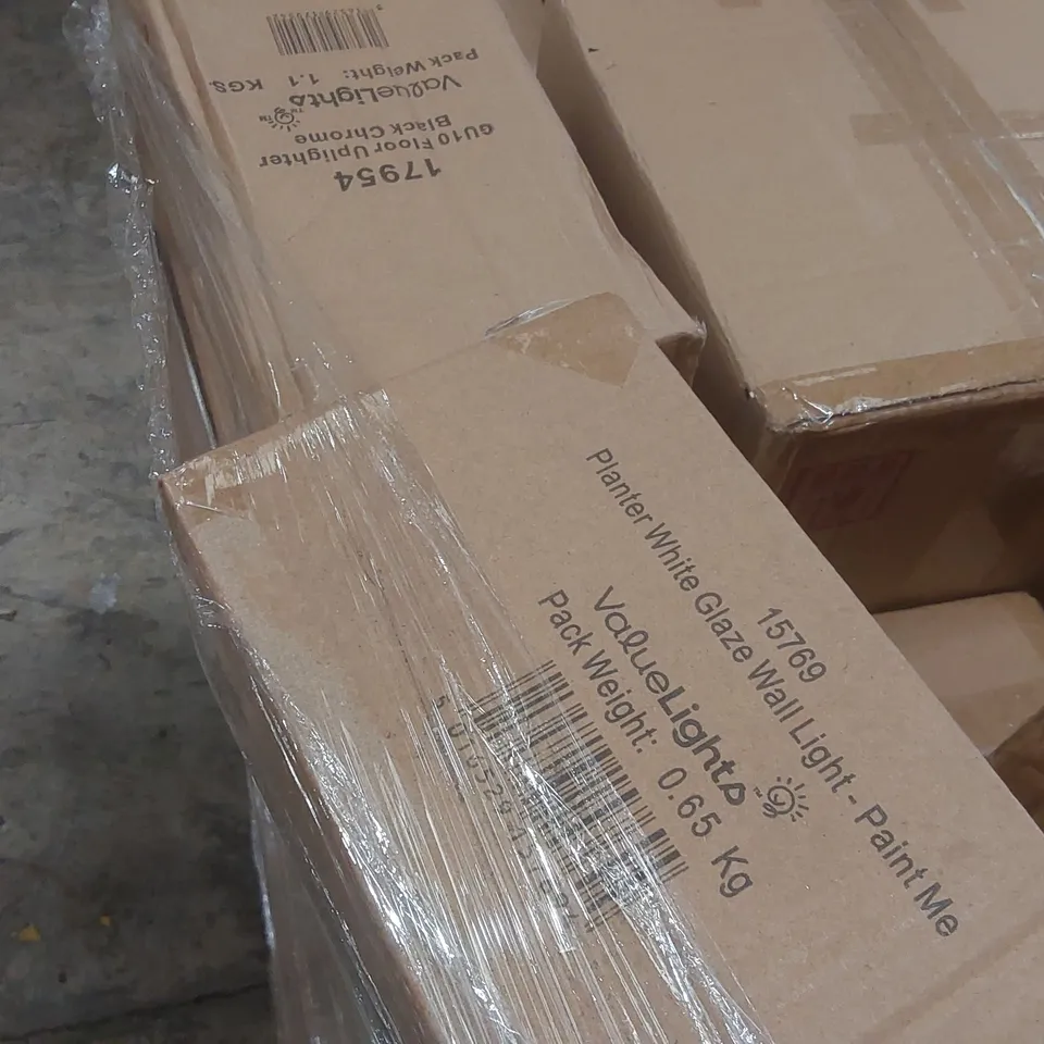 PALLET CONTAINING A VERY LARGE QUANTITY OF ASSORTED LIGHTING ITEMS