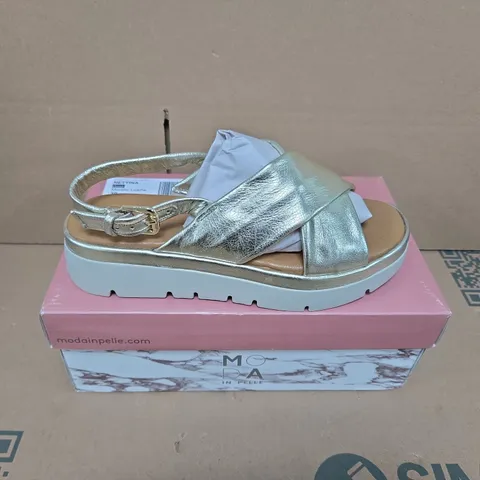 MODA IN PELLE NETTINA LEATHER SANDAL SIZE 6