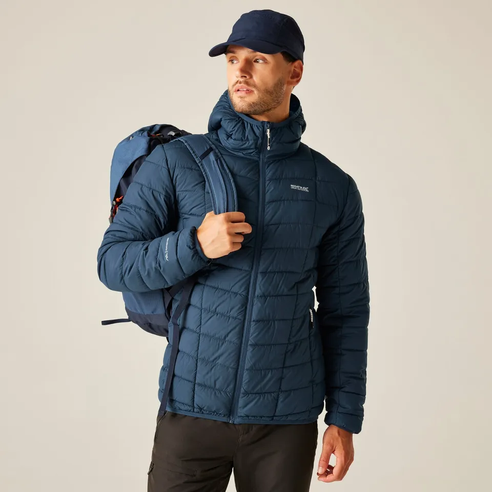 BRAND NEW REGATTA MEN'S ASPER PADDED JACKET IN MOONLIGHT DENIM - MEDIUM