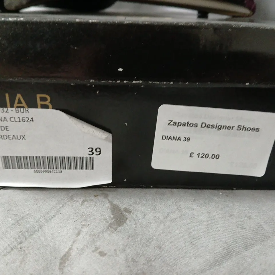ELIA.B LONDON DIANA PURPLE SUEDE HIGH HEEL PUMPS – UK 6 (EU 39)
