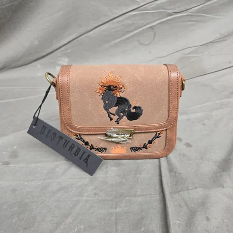DISTURBIA FOXFIRE EMBROIDERED CROSSBODY MINI SATCHEL BAG – ONE SIZE (AW24YH332)