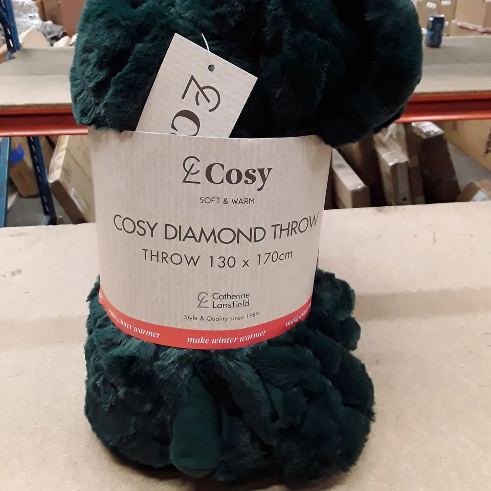 COSY DISMOND FAUX FUR SOFT 130×170CM BLANKET THROW