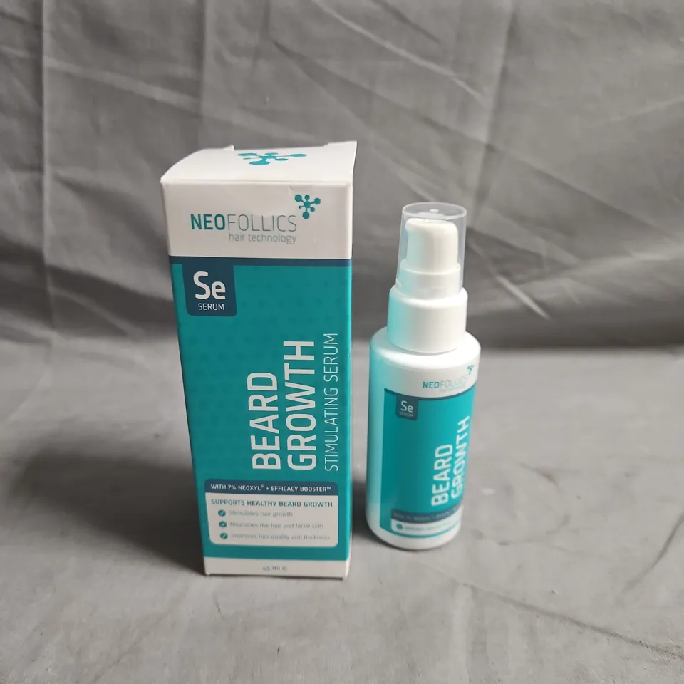NEOFOLLIS BEARD GROWTH SERUM – STIMULATING FACIAL HAIR SERUM - 45ML