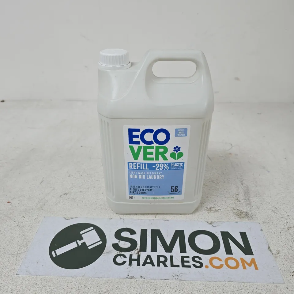 ECOVER NON-BIO LAUNDRY WASHING LIQUID REFILL LAVENDER/EUCALYPTUS (5L)