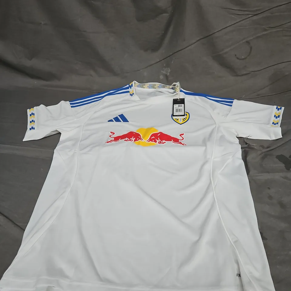 ADIDAS LUFC HOME JERSEY IN WHITE SIZE L