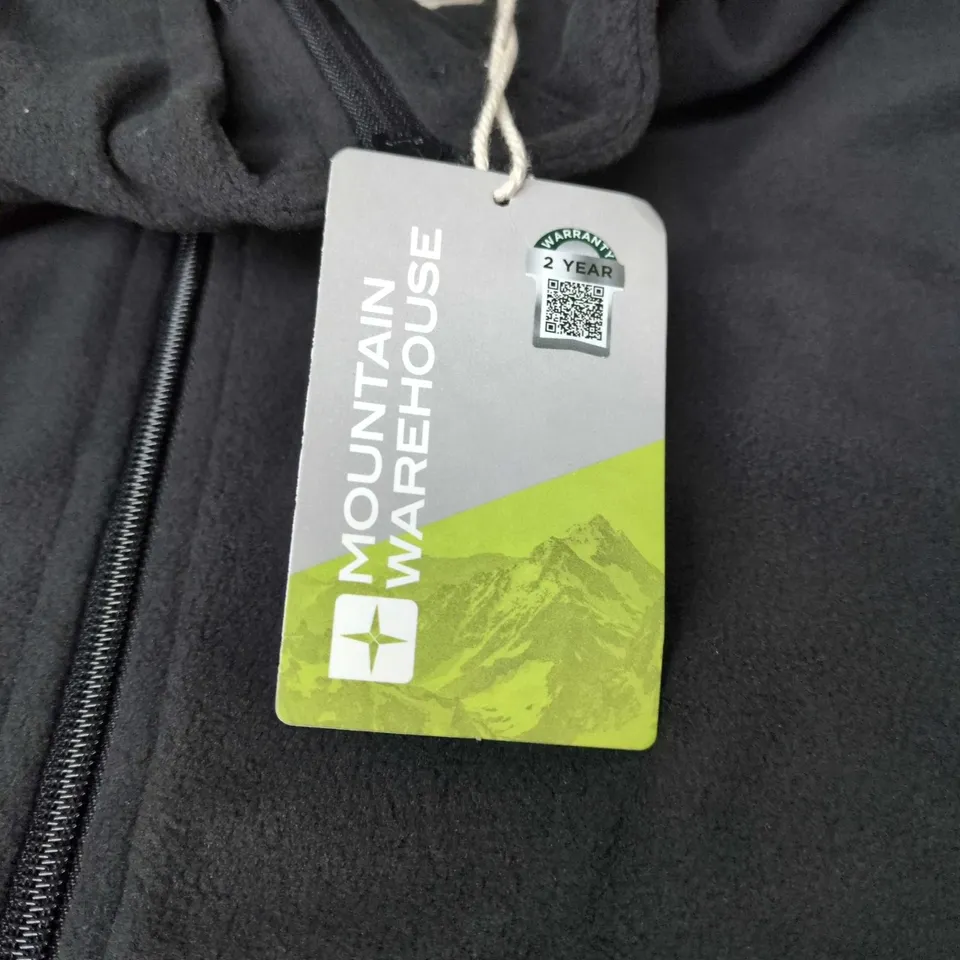 MOUNTAIN WAREHOUSE CAMBER FULL ZIP JACKET – BLACK, MEN'S UK M