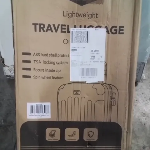 BOXED LIGHTWEIGHT TRAVEL LUGGAGE