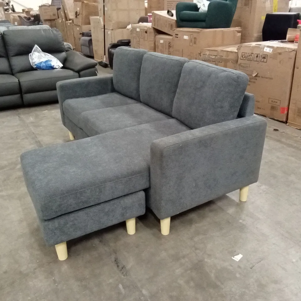 ASPIRE PAD COMPACT CORNER SOFA - LEFT OR RIGHT - CHARCOAL RRP £599