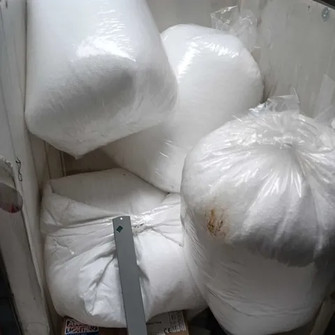 CAGE OF ASSORTED HOMEWARE ITEMS TO INCLUDE TRIDONIC, POLYSTYRENE BALLS AND LOWBAY FITINGS - COLLECTION ONLY