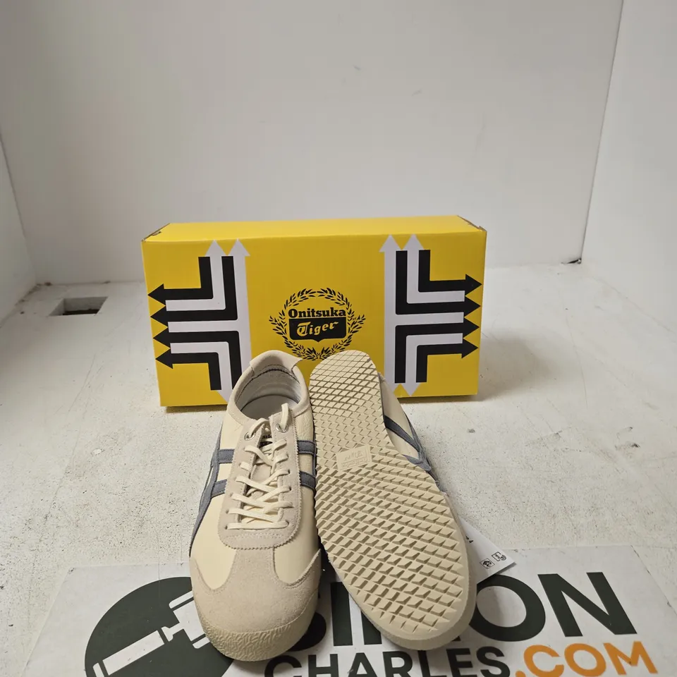 BOXED ONITSUKA TIGER MEXICO 66 SD VIN SNEAKERS – BIRCH/METROPOLIS, UK 3 (US 4, EUR 36) UNISEX