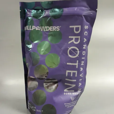 SEALED WILLPOWDERS SCANDINAVIAN PROTEIN BONE BROTH - CHOCOLATE SEA SALT - 300G