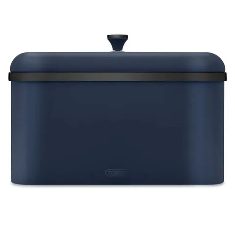 BOXED TOWER T826136 SERA BREAD BIN WITH REMOVABLE LID, CARBON STEEL BODY (1 BOX)